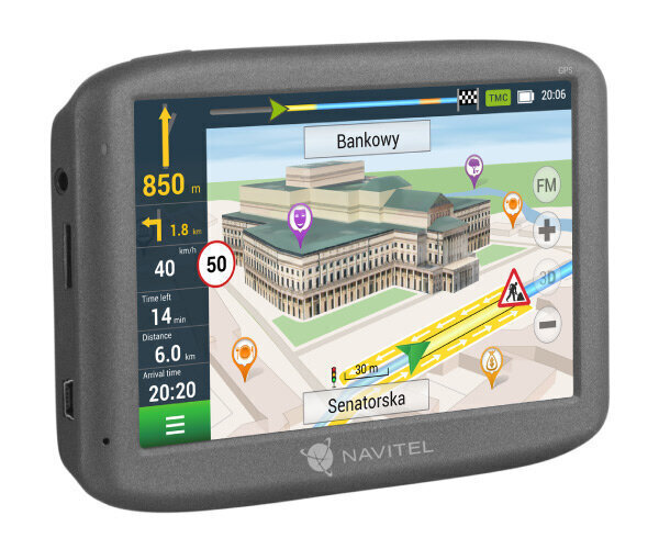 GPS uztvērējs Navitel E200 TMC cena un informācija | Auto GPS | 220.lv