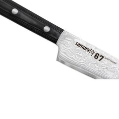 Samura DAMASCUS 67 Универсальный Кухонный нож 6.0"/150 мм из AUS 10 Дамасской стали 61 HRC (67-слойный) цена и информация | Ножи и аксессуары для них | 220.lv