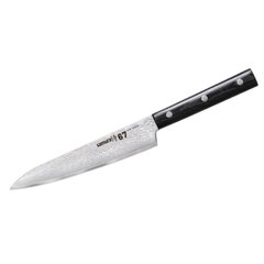 Samura DAMASCUS 67 Универсальный Кухонный нож 6.0"/150 мм из AUS 10 Дамасской стали 61 HRC (67-слойный) цена и информация | Ножи и аксессуары для них | 220.lv