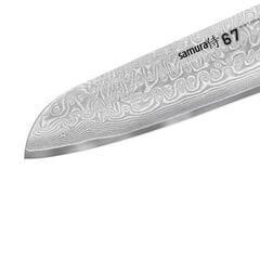 Samura DAMASCUS 67 Кухонный нож Santoku 7.0"/175 мм из AUS 10 Дамасской стали 61 HRC (67-слойный) цена и информация | Ножи и аксессуары для них | 220.lv