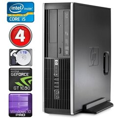 HP 8100 Elite SFF i5-750 4GB 1TB GT1030 2GB DVD WIN10Pro cena un informācija | Stacionārie datori | 220.lv