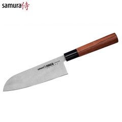 Samura OKINAWA Универсальный Кухонный Santoku нож 6.9"/175 мм из AUS 8 Японской стали 59 HRC цена и информация | Ножи и аксессуары для них | 220.lv