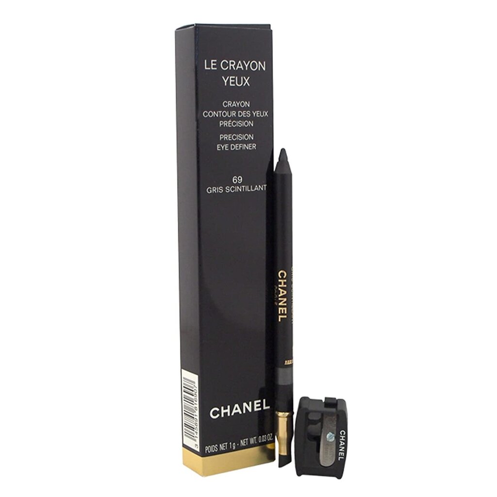 Acu zīmulis Chanel Le Crayon Yeux 1 g, 69 Gris Scintillant цена и информация | Acu ēnas, skropstu tušas, zīmuļi, serumi | 220.lv