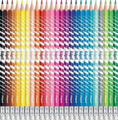 Цветные карандаши с резинкой MAPED "Color`Peps Oops" 24 цветов цена и информация | Принадлежности для рисования, лепки | 220.lv