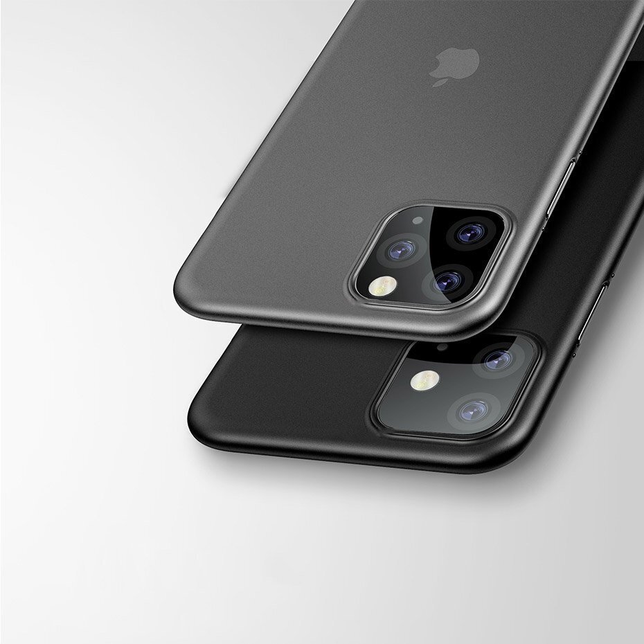 Baseus Wing īpaši plāns un viegls apvalks iPhone 11 pro, melns cena un informācija | Telefonu vāciņi, maciņi | 220.lv