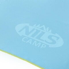 Полотенце Nils Camp NCR12, 180x100 см, синее/зеленое цена и информация | Другой туристический инвентарь | 220.lv