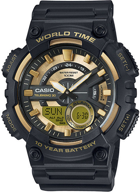 Pulkstenis Casio AEQ-110BW-9AVEF cena un informācija | Vīriešu pulksteņi | 220.lv