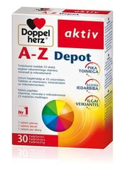 Doppelherz aktiv A-Z Depot tab. N30 cena un informācija | Vitamīni, preparāti, uztura bagātinātāji imunitātei | 220.lv