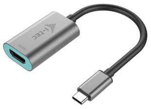 USB C uz HDMI Adapteris i-Tec C31METALHDMI60HZ cena un informācija | Adapteri un USB centrmezgli | 220.lv
