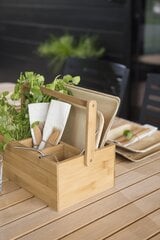 Бамбуковый органайзер для столовых приборов Maku цена и информация | Кухонные принадлежности | 220.lv
