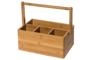 Бамбуковый органайзер для столовых приборов Maku цена и информация | Кухонные принадлежности | 220.lv
