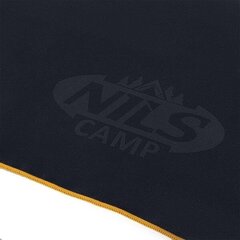 Полотенце Nils Camp NCR12, 180x100 см, черное/оранжевое цена и информация | Другой туристический инвентарь | 220.lv