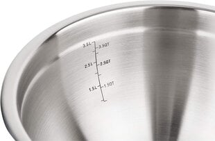 Металлическая чаша для взбивания (20х12,6 см, 3 л) с крышкой цена и информация | Barazzoni Кухонные товары, товары для домашнего хозяйства | 220.lv
