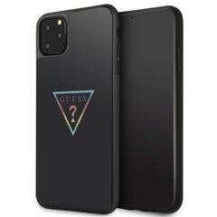 Guess iPhone 11 Pro Max melns cietais vāciņš cena un informācija | Telefonu vāciņi, maciņi | 220.lv