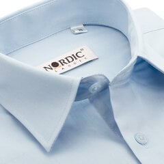 Рубашки - Однотонные NORDIC цена и информация | Мужские рубашки | 220.lv
