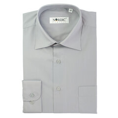 Рубашки - Однотонные NORDIC цена и информация | Мужские рубашки | 220.lv