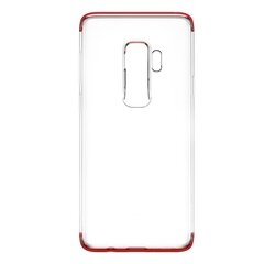 Baseus Armor Case Transparent TPU Cover with TPE Bumper for Samsung Galaxy S9 Plus G965 red (WISAS9P-YJ09) (Red) цена и информация | Чехлы для телефонов | 220.lv