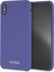 Guess GUHCI65LSGLUV Твердый силиконовый чехол-крышка с мягкой внутренней частью для Apple iPhone XS Max Фиолетовый цена и информация | Чехлы для телефонов | 220.lv