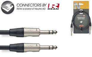 Stagg NAC1PSR, Aux 6.3 mm, 1 m cena un informācija | Kabeļi un vadi | 220.lv