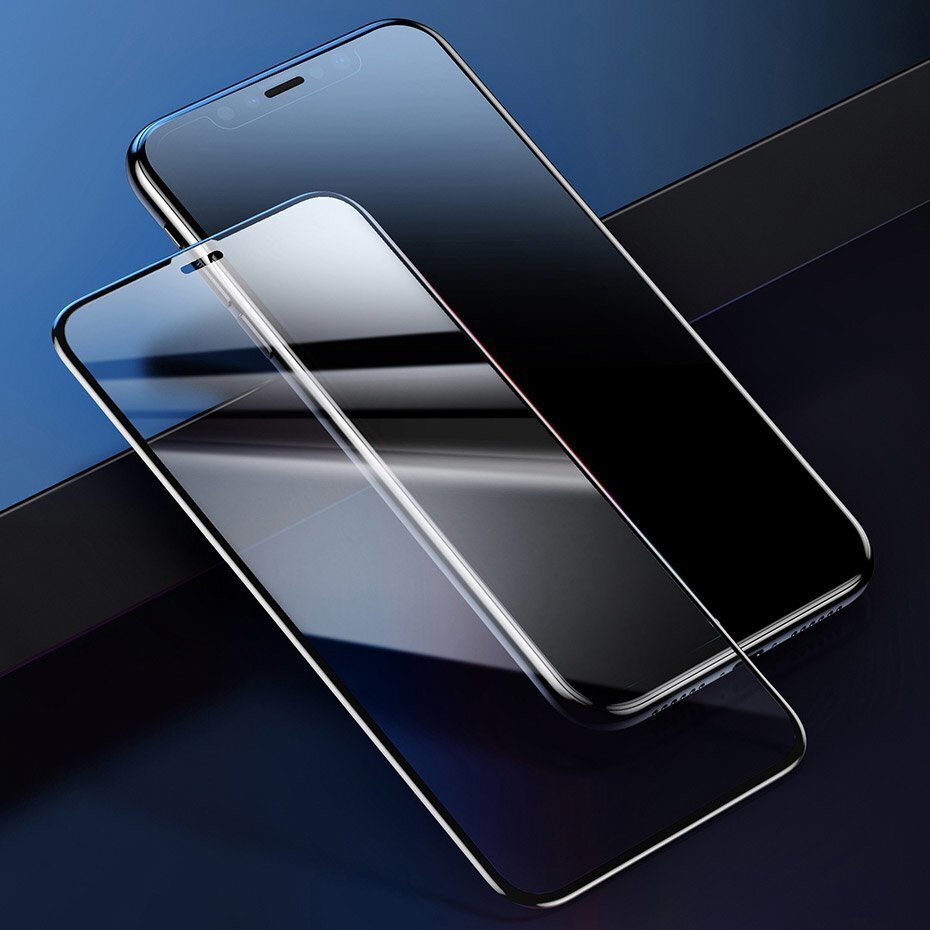 iPhone XR / iPhone 11 Baseus 0.23mm ekrāna aizsargstikliņš ar plaisāšanas noturīgu apmali cena un informācija | Ekrāna aizsargstikli | 220.lv