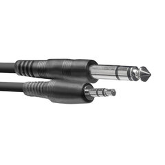 Stagg 3.5mm miniJack AUX TRS - 6.35mm Jack TRS 3m cena un informācija | Kabeļi un vadi | 220.lv