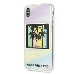 Karl Lagerfeld KLHCI65IRKD iPhone Xs Max hardcase Kalifornia Dreams cena un informācija | Telefonu vāciņi, maciņi | 220.lv