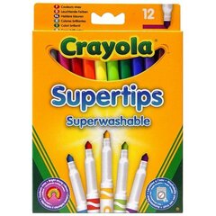 Krāsainu zīmuļu komplekts Crayola, 12 gab. cena un informācija | Modelēšanas un zīmēšanas piederumi | 220.lv