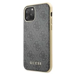 Guess GUHCN58G4GG iPhone 11 Pro grey hard case 4G Collection (Grey) cena un informācija | Telefonu vāciņi, maciņi | 220.lv