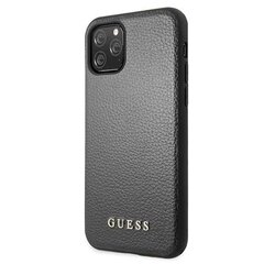 Guess GUHCN65IGLBK iPhone 11 Pro Max black hard case Iridescent (Black) cena un informācija | Telefonu vāciņi, maciņi | 220.lv