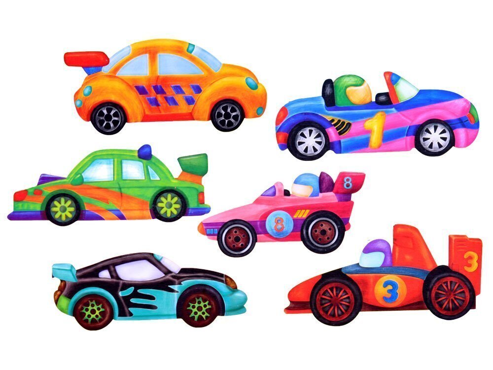 Radošs magnētu komplekts "Automašīnas" цена и информация | Attīstošās rotaļlietas | 220.lv