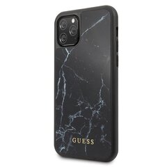 Guess GUHCN58HYMABK iPhone 11 Pro black Marble (Black) cena un informācija | Telefonu vāciņi, maciņi | 220.lv