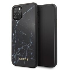 Guess GUHCN58HYMABK iPhone 11 Pro black Marble (Black) cena un informācija | Telefonu vāciņi, maciņi | 220.lv