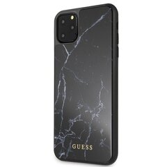 Guess GUHCN65HYMABK iPhone 11 Pro Max black Marble (Black) cena un informācija | Telefonu vāciņi, maciņi | 220.lv