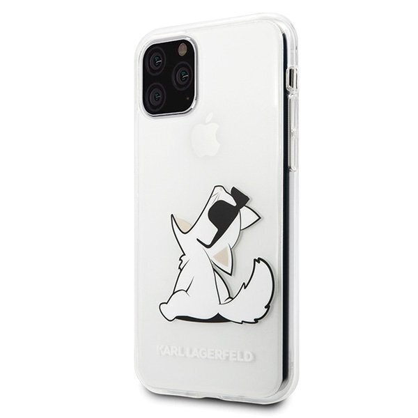 Karl Lagerfeld KLHCN58CFNRC iPhone 11 Pro hardcase transparent Choupette Fun (Transparent) cena un informācija | Telefonu vāciņi, maciņi | 220.lv