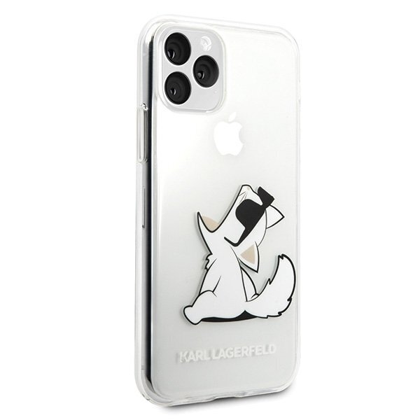 Karl Lagerfeld KLHCN58CFNRC iPhone 11 Pro hardcase transparent Choupette Fun (Transparent) cena un informācija | Telefonu vāciņi, maciņi | 220.lv