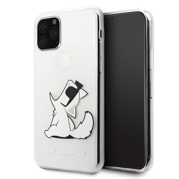 Karl Lagerfeld KLHCN58CFNRC iPhone 11 Pro hardcase transparent Choupette Fun (Transparent) cena un informācija | Telefonu vāciņi, maciņi | 220.lv