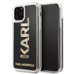 Karl Lagerfeld KLHCN58KAGBK iPhone 11 Pro black Karl logo Glitter (Black) cena un informācija | Telefonu vāciņi, maciņi | 220.lv