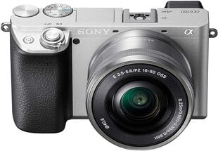 Sony A6100 16-50mm OSS (ILCE-6100Y), Silver cena un informācija | Digitālās fotokameras | 220.lv