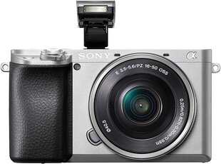 Sony A6100 16-50mm OSS (ILCE-6100Y), Silver цена и информация | Цифровые фотоаппараты | 220.lv