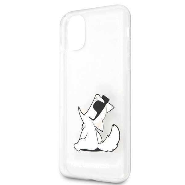 Karl Lagerfeld KLHCN65CFNRC iPhone 11 Pro Max hardcase transparent Choupette Fun (Transparent) cena un informācija | Telefonu vāciņi, maciņi | 220.lv