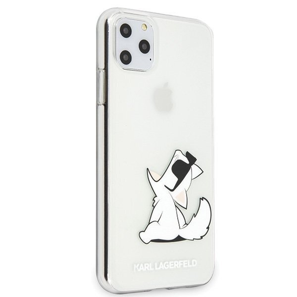 Karl Lagerfeld KLHCN65CFNRC iPhone 11 Pro Max hardcase transparent Choupette Fun (Transparent) cena un informācija | Telefonu vāciņi, maciņi | 220.lv