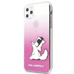 Karl Lagerfeld KLHCN65CFNRCPI iPhone 11 Pro Max hardcase pink Choupette Fun (Pink) cena un informācija | Telefonu vāciņi, maciņi | 220.lv