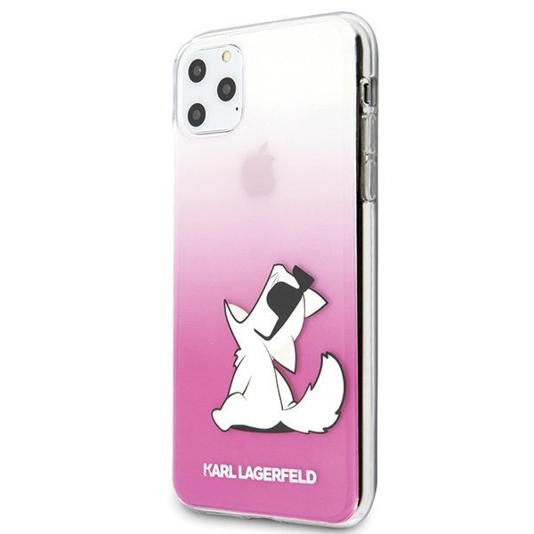 Karl Lagerfeld KLHCN65CFNRCPI iPhone 11 Pro Max hardcase pink Choupette Fun (Pink) цена и информация | Telefonu vāciņi, maciņi | 220.lv