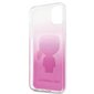 Karl Lagerfeld KLHCN65TRDFKPI iPhone 11 Pro Max pink Gradient Ikonik Karl (Pink) cena un informācija | Telefonu vāciņi, maciņi | 220.lv