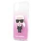 Karl Lagerfeld KLHCN65TRDFKPI iPhone 11 Pro Max pink Gradient Ikonik Karl (Pink) cena un informācija | Telefonu vāciņi, maciņi | 220.lv
