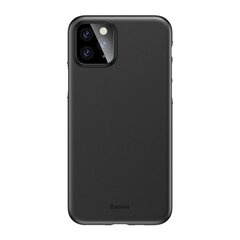 Baseus Wing Case Ultra Thin Lightweight PP Cover for iPhone 11 Pro Max black (WIAPIPH65S-A01) (Black) cena un informācija | Telefonu vāciņi, maciņi | 220.lv