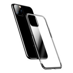 Baseus Glitter Hard PC Case Transparent Electroplating Cover for iPhone 11 Pro black (WIAPIPH58S-DW01) (Black) cena un informācija | Telefonu vāciņi, maciņi | 220.lv