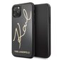 Karl Lagerfeld KLHCN58DLKSBK iPhone 11 Pro black hard case Signature Glitter (Black) цена и информация | Telefonu vāciņi, maciņi | 220.lv