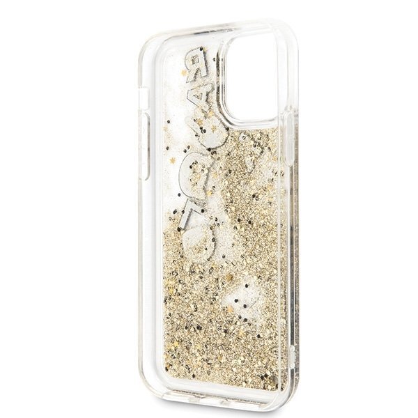 Karl Lagerfeld KLHCN58ROGO iPhone 11 Pro black & gold hard case Glitter (Black) cena un informācija | Telefonu vāciņi, maciņi | 220.lv