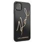 Karl Lagerfeld KLHCN65DLKSBK iPhone 11 Pro Max black hard case Signature Glitter (Black) цена и информация | Telefonu vāciņi, maciņi | 220.lv